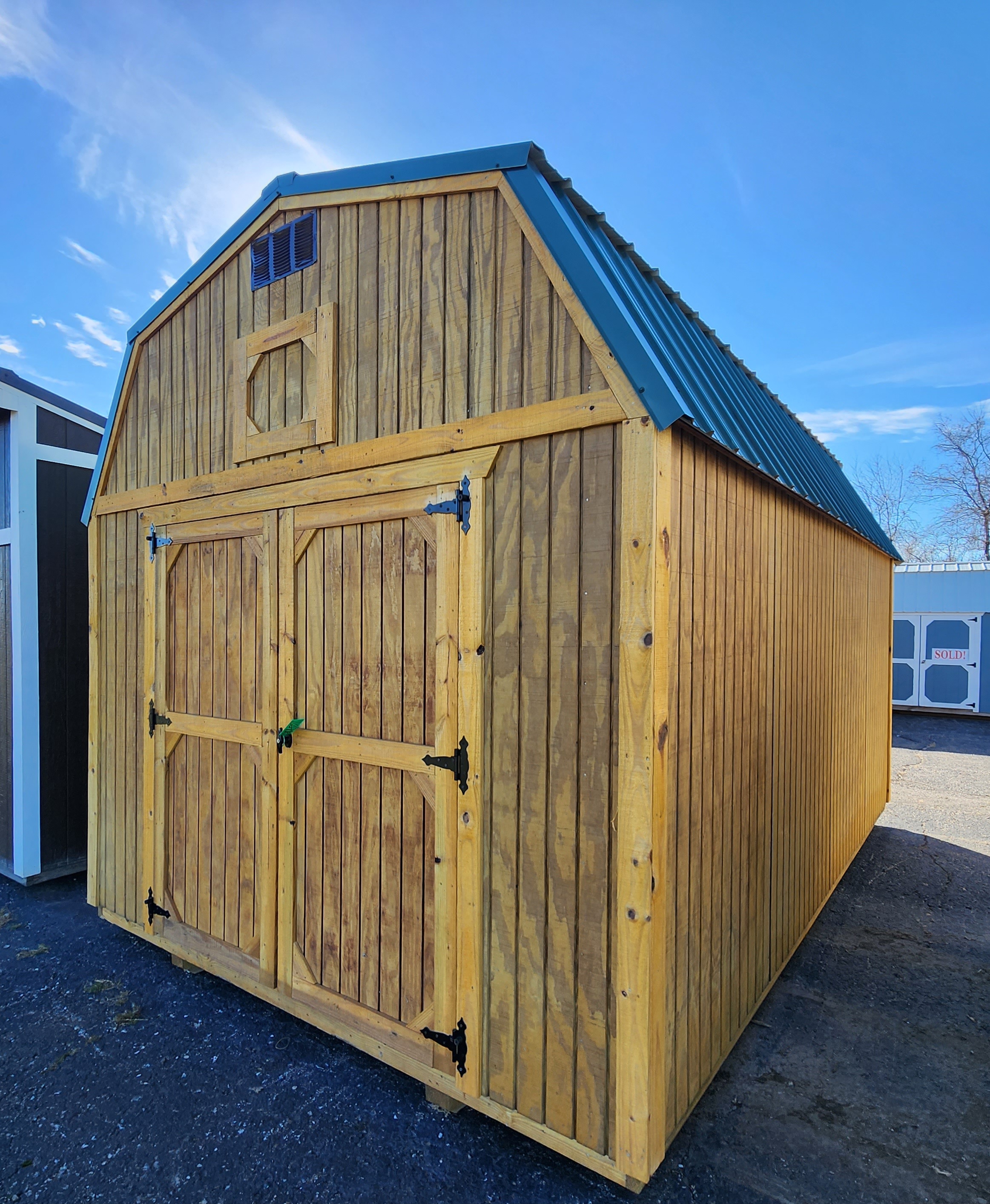 10×16 Economy Lofted Barn (Inventory Only)