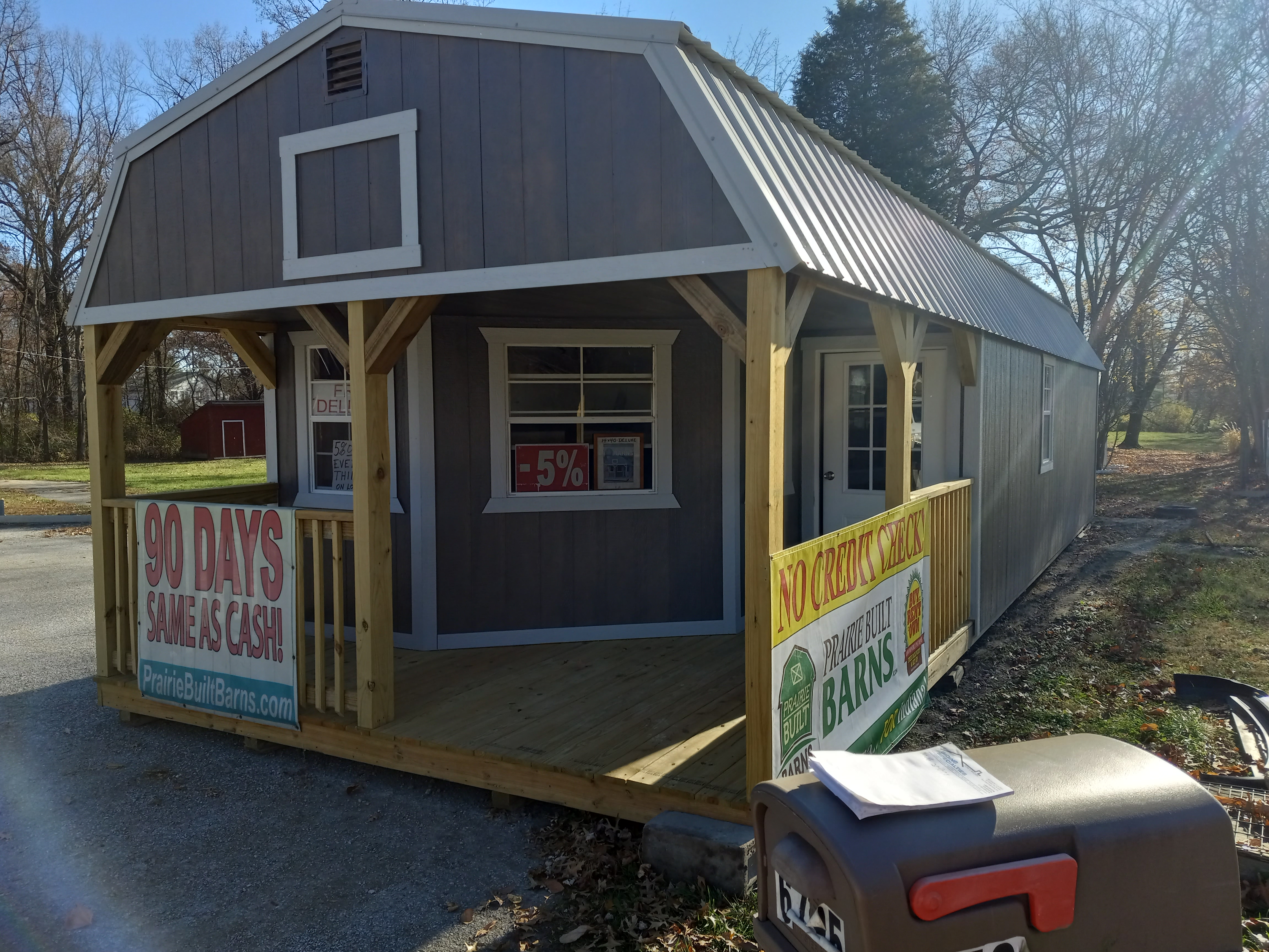 14×40 Deluxe Lofted Barn Cabin