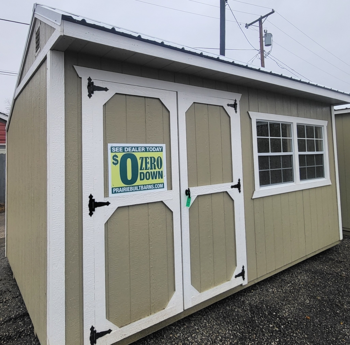 10×16 Cottage Shed
