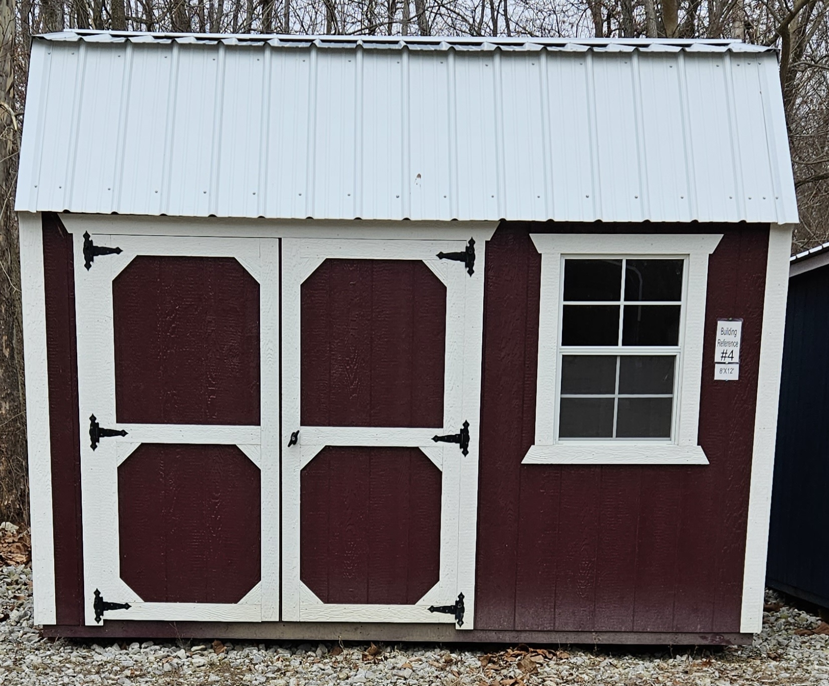 8×12 Side Lofted Barn