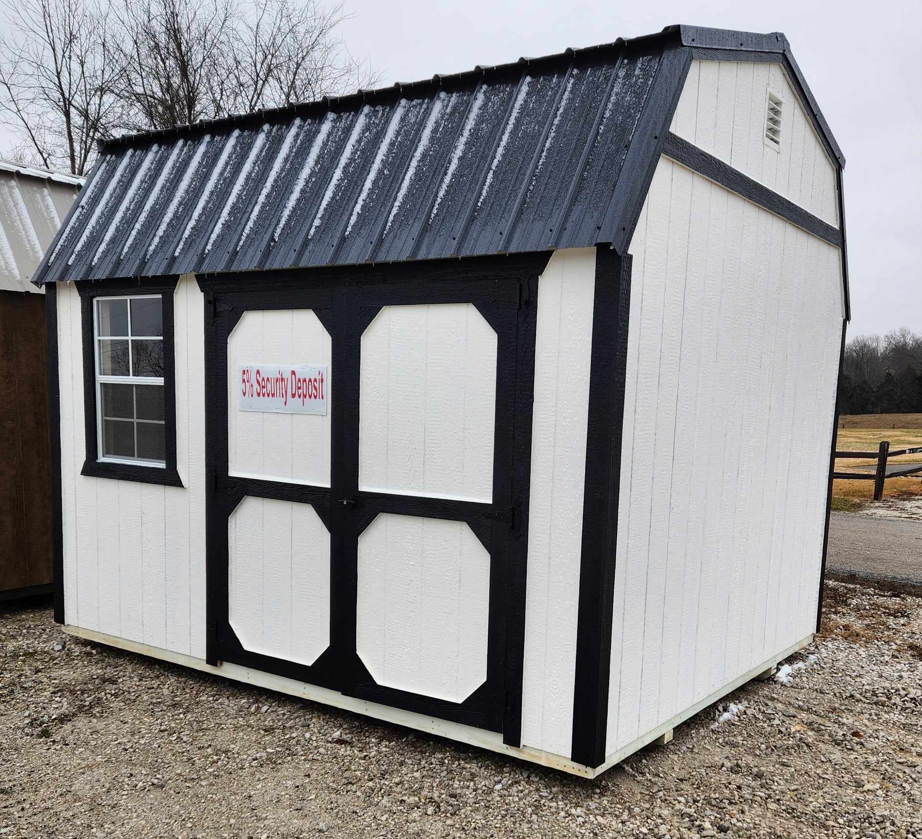 10×12 Side Lofted Barn
