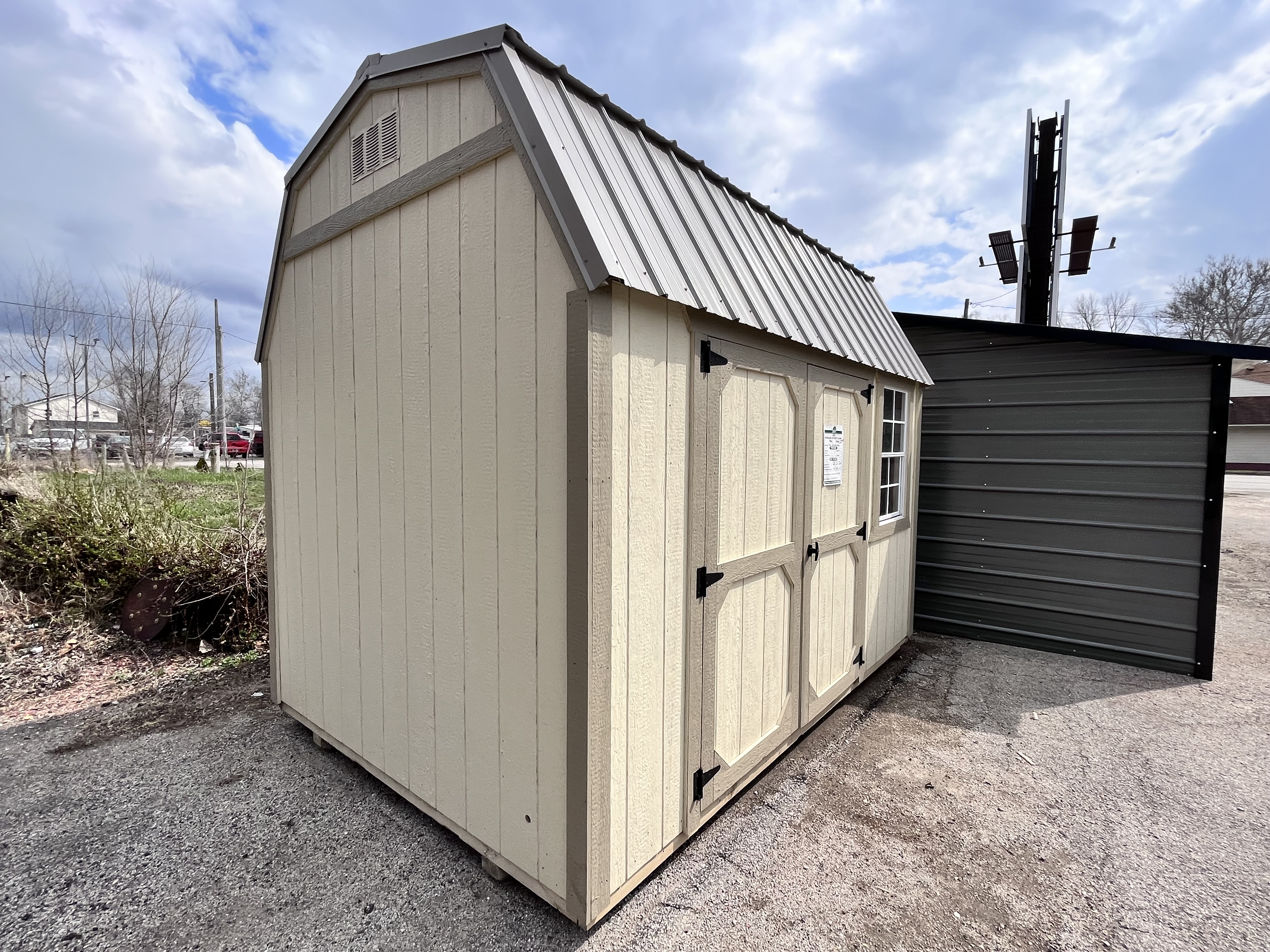 8×12 Side Lofted Barn