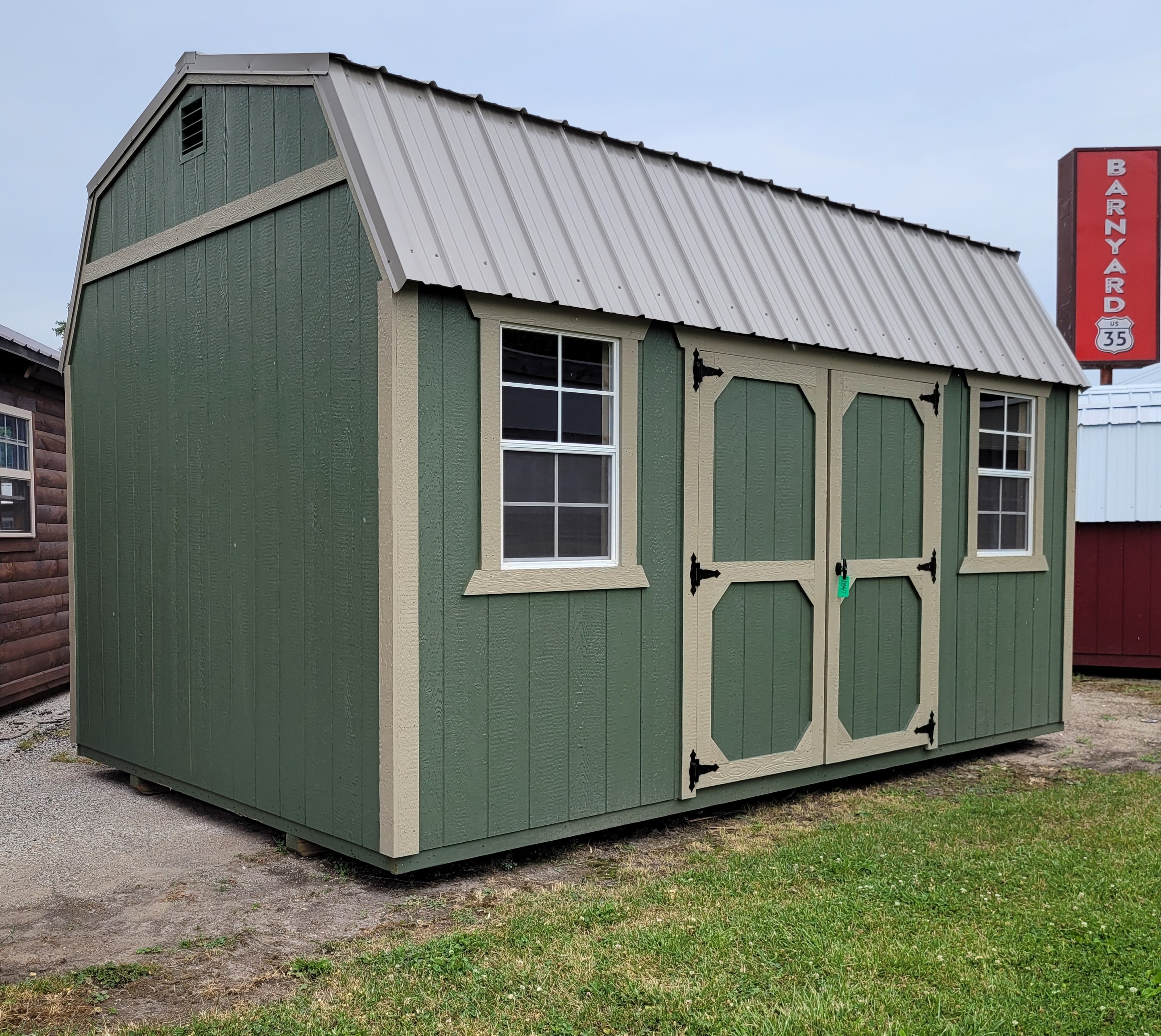 10×16 Side Lofted Barn in Knox, IN