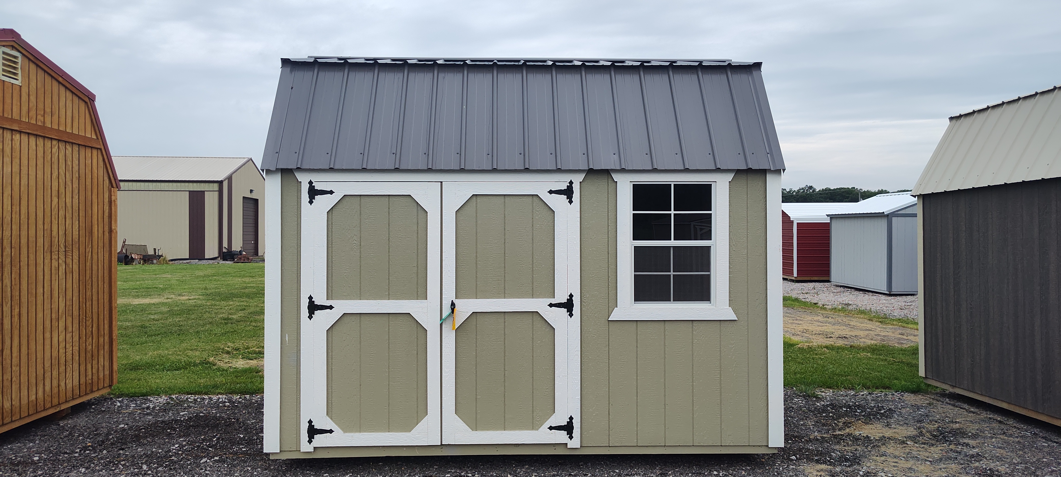 8×12 Side Lofted Barn