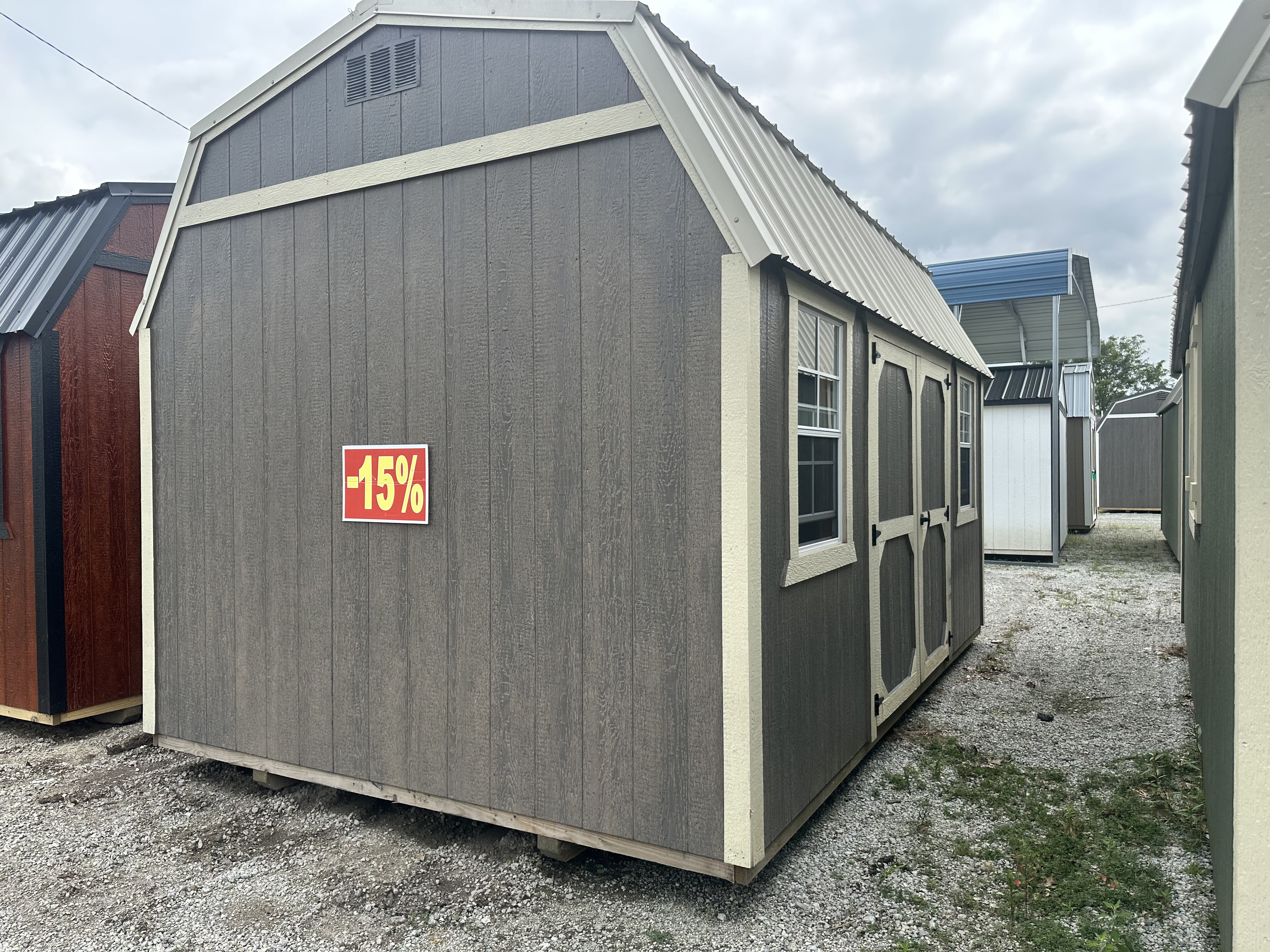 10×16 Side Lofted Barn