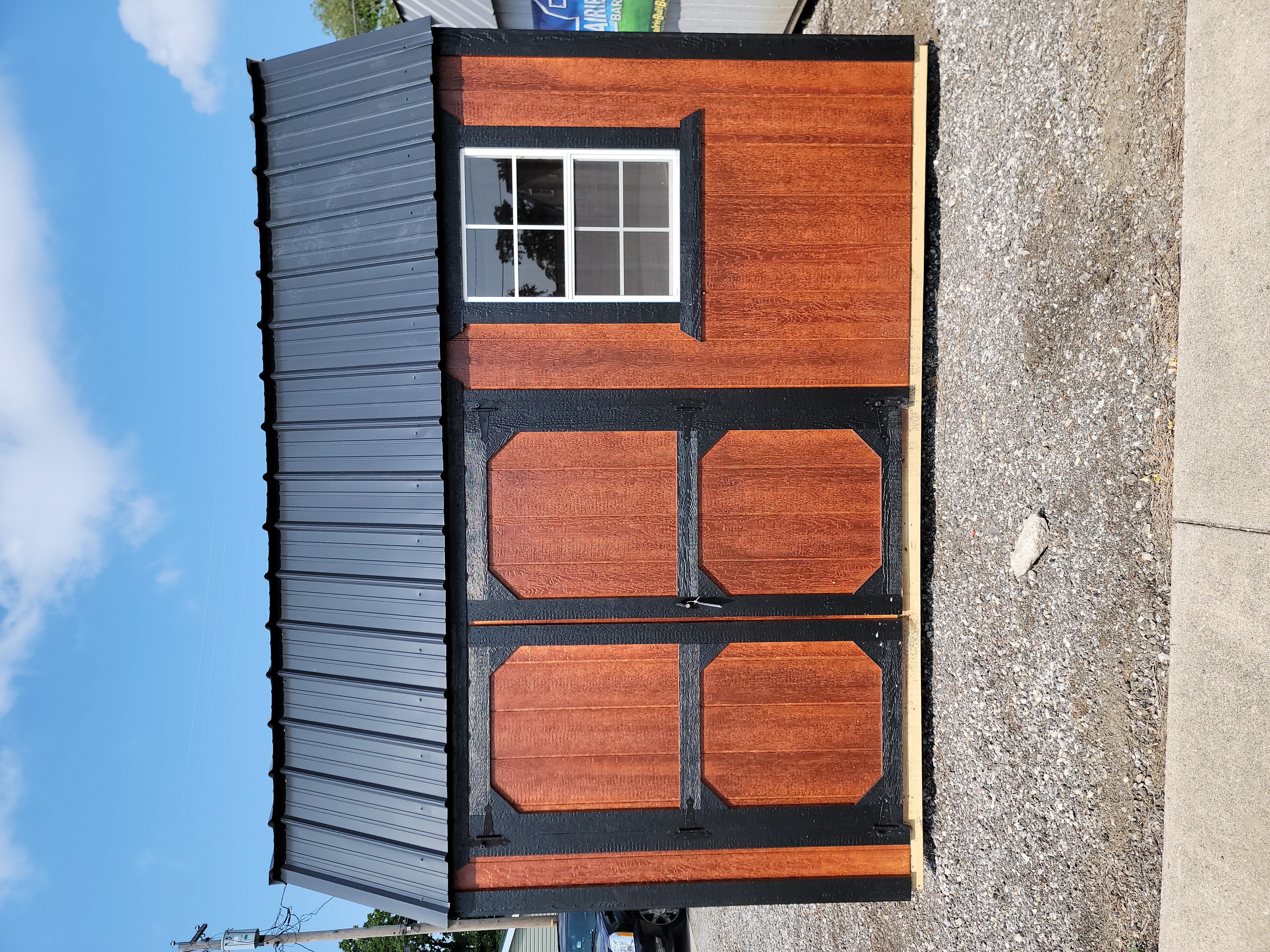 8×12 Side Lofted Barn