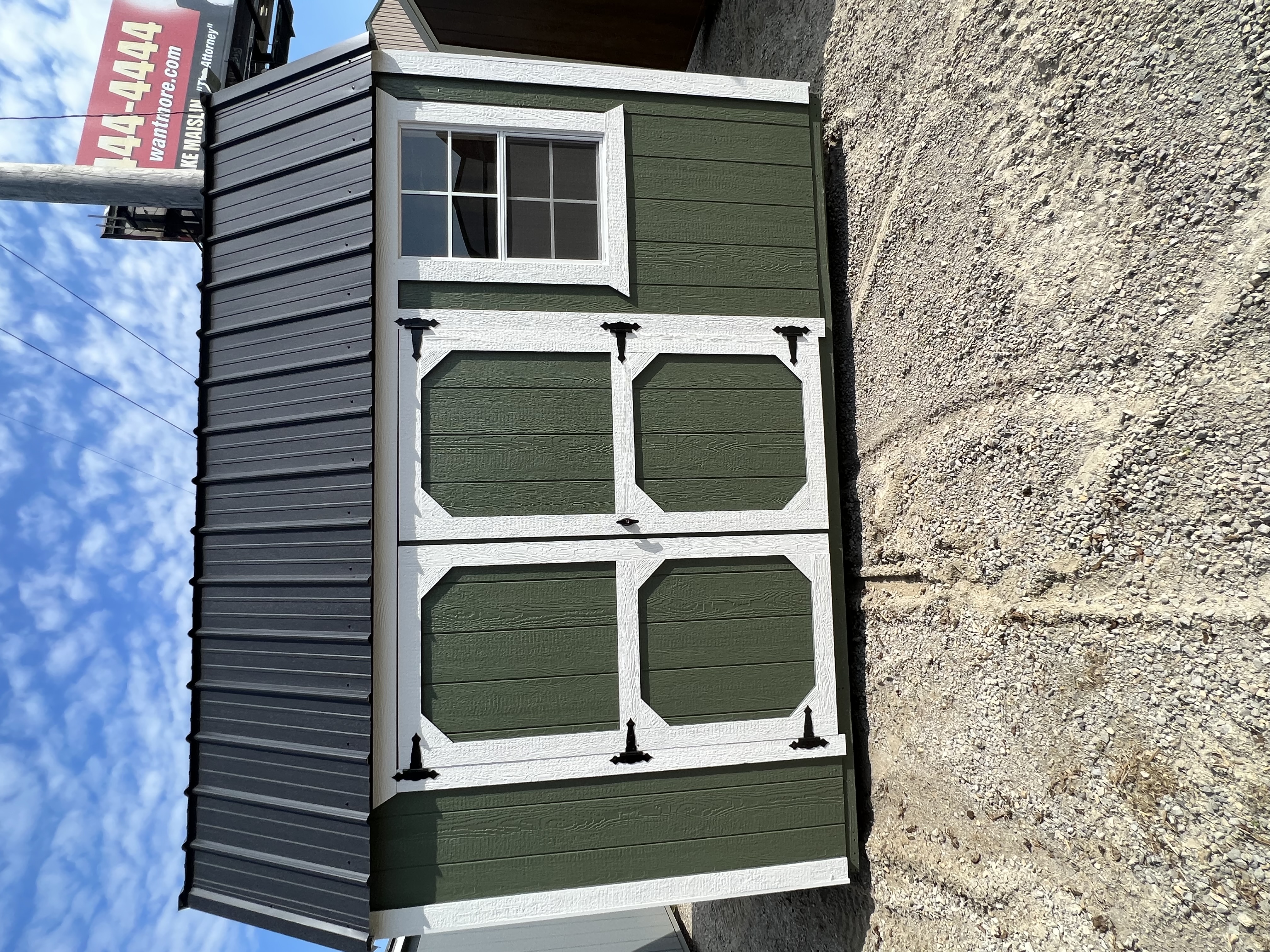 8×12 Side Lofted Barn