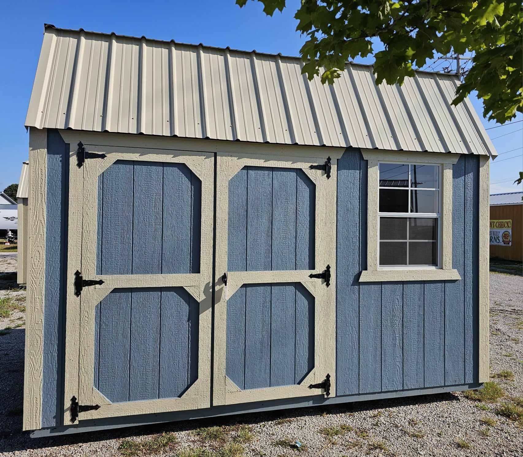 8×12 Side Lofted Barn
