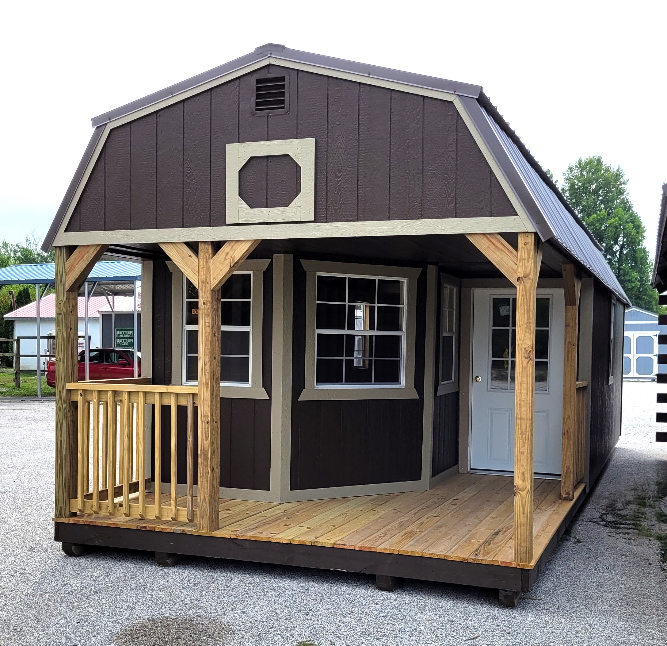 12×32 Deluxe Lofted Barn Cabin