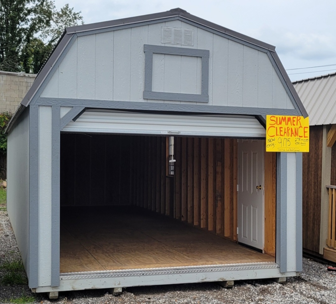 12×32 Lofted Garage
